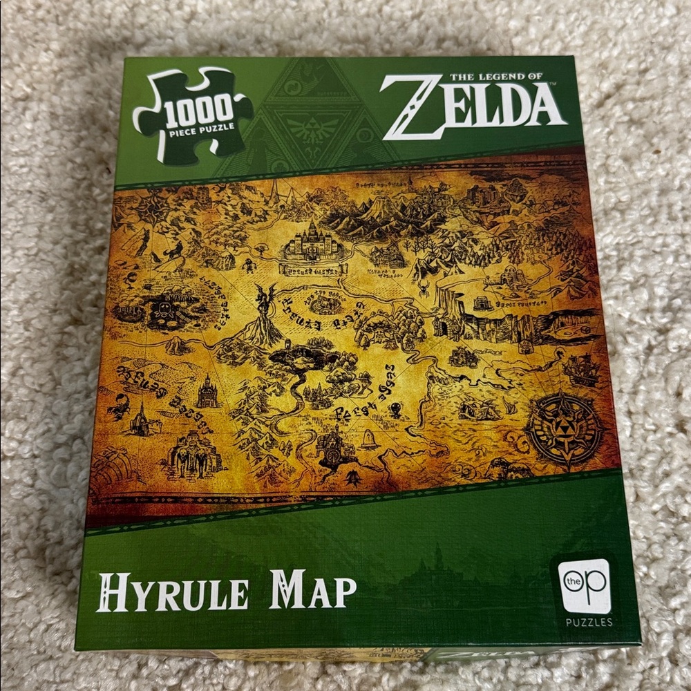 1000 piece “The Legend of Zelda” Hyrule Map